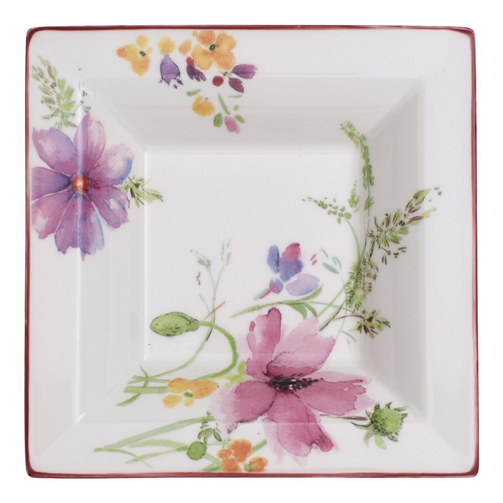 Hranatá porcelánová miska s motivem květin Villeroy & Boch Mariefleur Gifts v:1327536