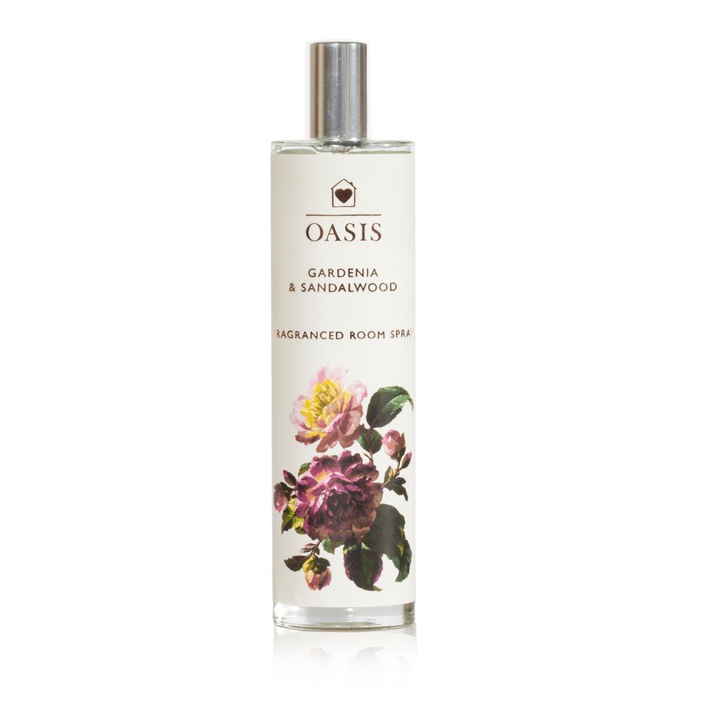 Interiérový vonný sprej s vůní gardénie a santalového dřeva Bahoma London Oasis Renaissance, 100 ml v:1222858
