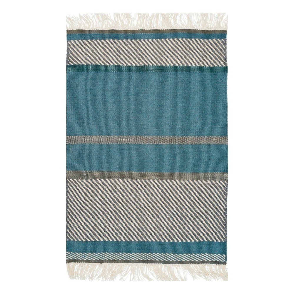 Ručně tkaný koberec Linie Design Unito Blue, 140 x 200 cm v:901678