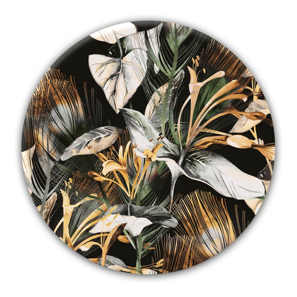 Nástěnná dekorace Styler Glasspik Ringart Tropical, ø 70 cm v:1195752