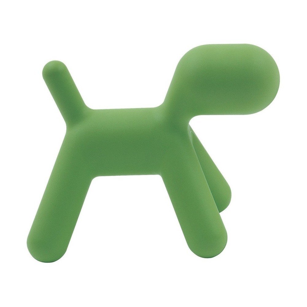 Zelená dětská stolička ve tvaru psa Magis Puppy, výška 34,5 cm v:1306018