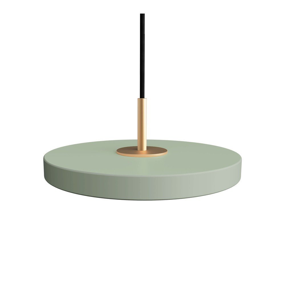Světle zelené LED závěsné svítidlo s kovovým stínidlem ø 15 cm Asteria Micro – UMAGE v:1560452