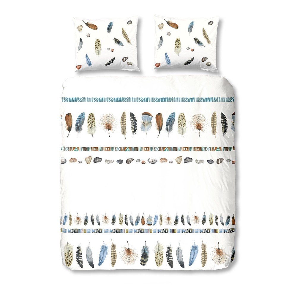 Bavlněné povlečení na dvoulůžko Good Morning Boho White, 200 x 200 cm v:864770