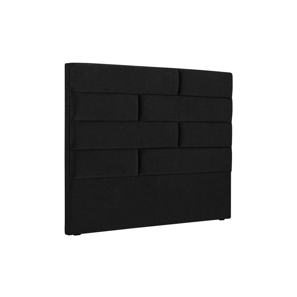 Černé čelo postele Cosmopolitan Design New York, šířka 140 cm v:1086918