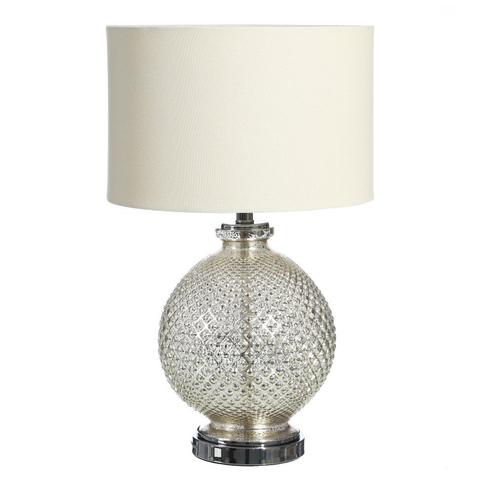 Skleněná lampa s bílým stínidlem Denzzo Gatria, 70 cm v:804074