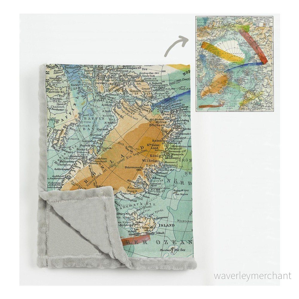 Přikrývka z mikrovlákna Really Nice Things Wanderlust, 130 x 170 cm v:1168942
