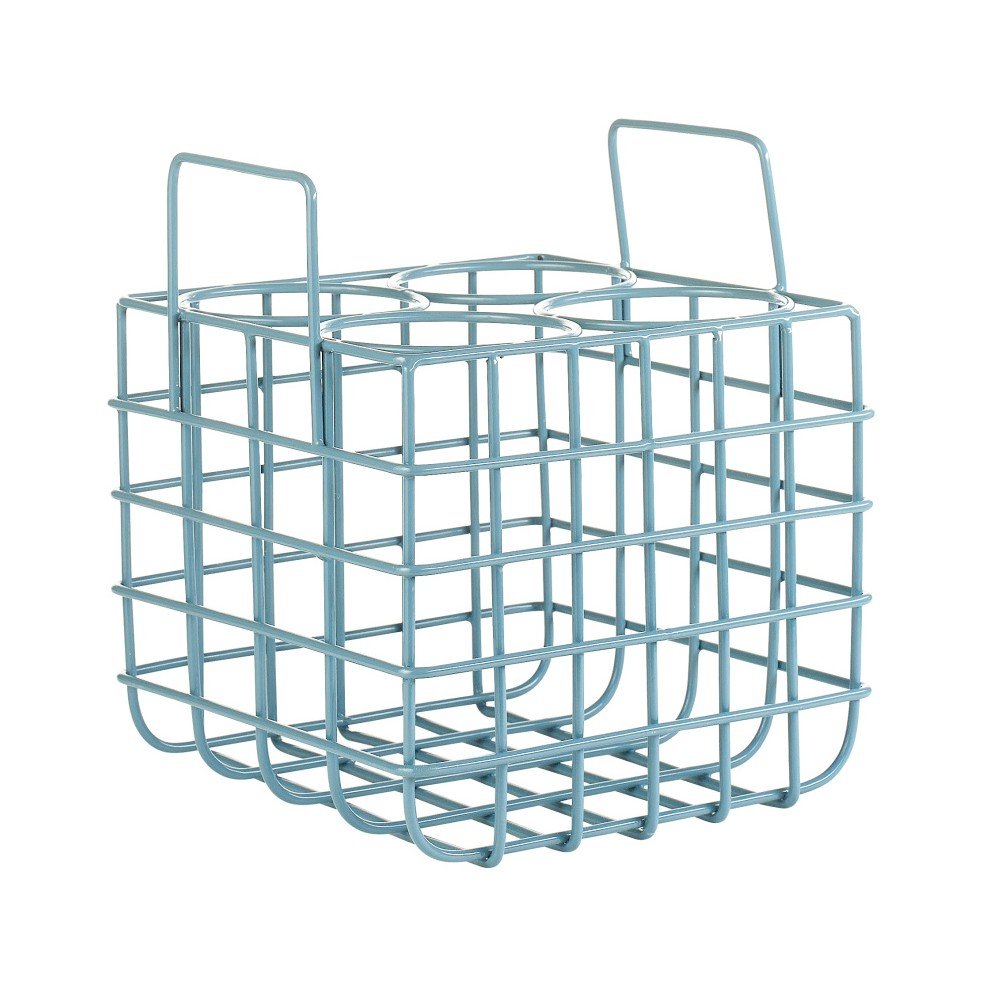 Modrý úložný koš na lahve A Simple Mess Glas v:875896