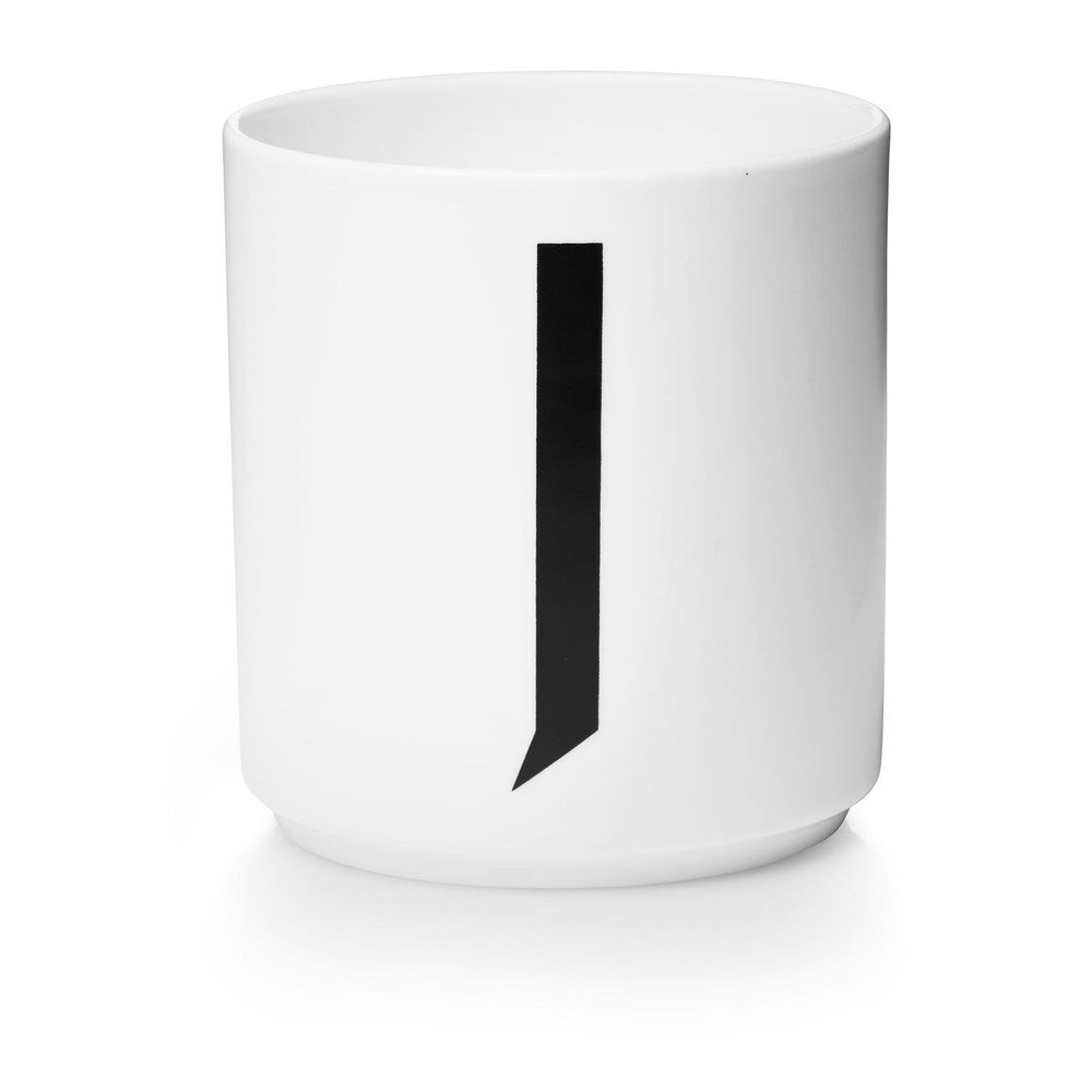 Bílý porcelánový hrnek Design Letters Personal J v:1417969 Bílý porcelánový hrnek Design Letters Personal J v:1417969