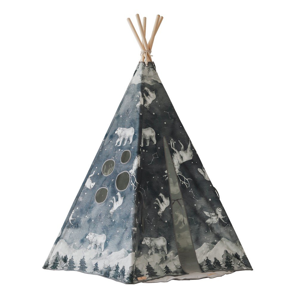 Dětský stan teepee Night Sky – Moi Mili v:1540750