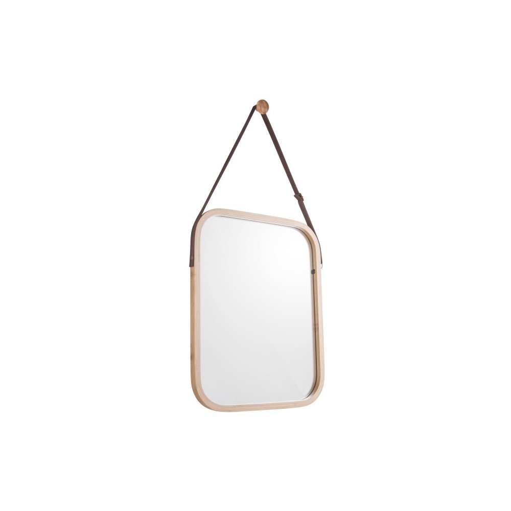 Nástěnné zrcadlo v bambusovém rámu PT LIVING Idylic, délka 40,5 cm v:1246856
