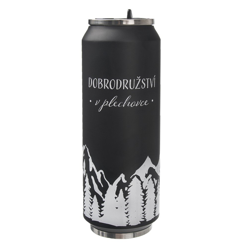 Černá termoska 700 ml – Orion v:1537326