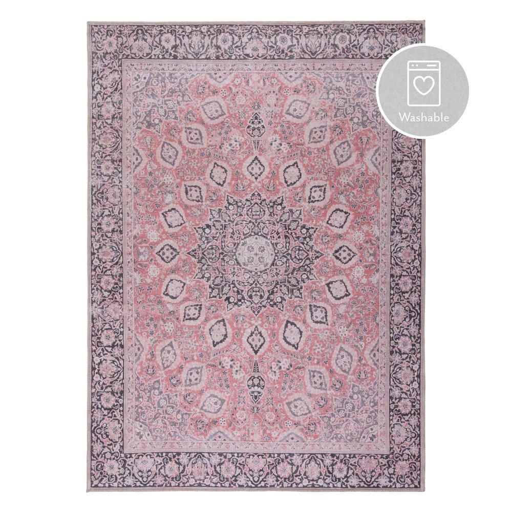 Růžový pratelný koberec 160x230 cm FOLD Somerton – Flair Rugs v:1399207