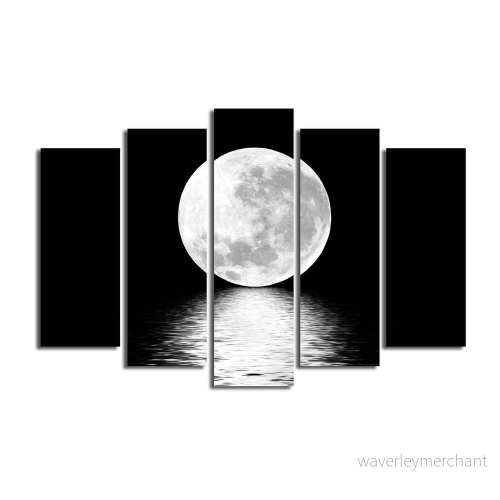 Vícedílný obraz White Moon, 105 x 70 cm v:1204068