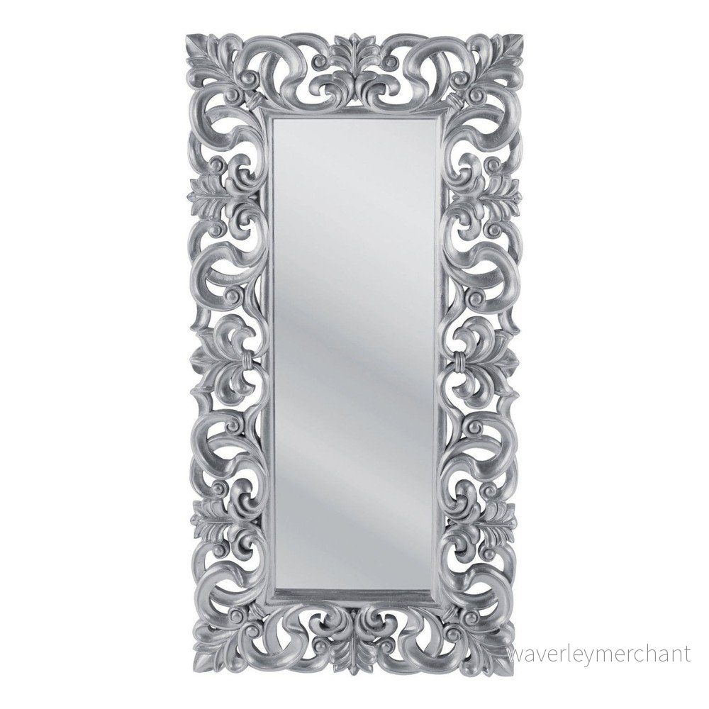 Zrcadlo ve stříbrné barvě Kare Design Baroque, výška 180 cm v:894518