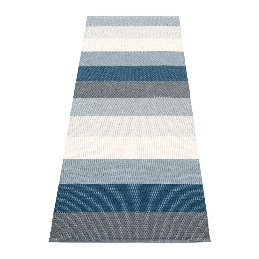 Modro-krémový vnitřní a venkovní běhoun 70x200 cm Molly Ocean Grey – Pappelina v:1733436