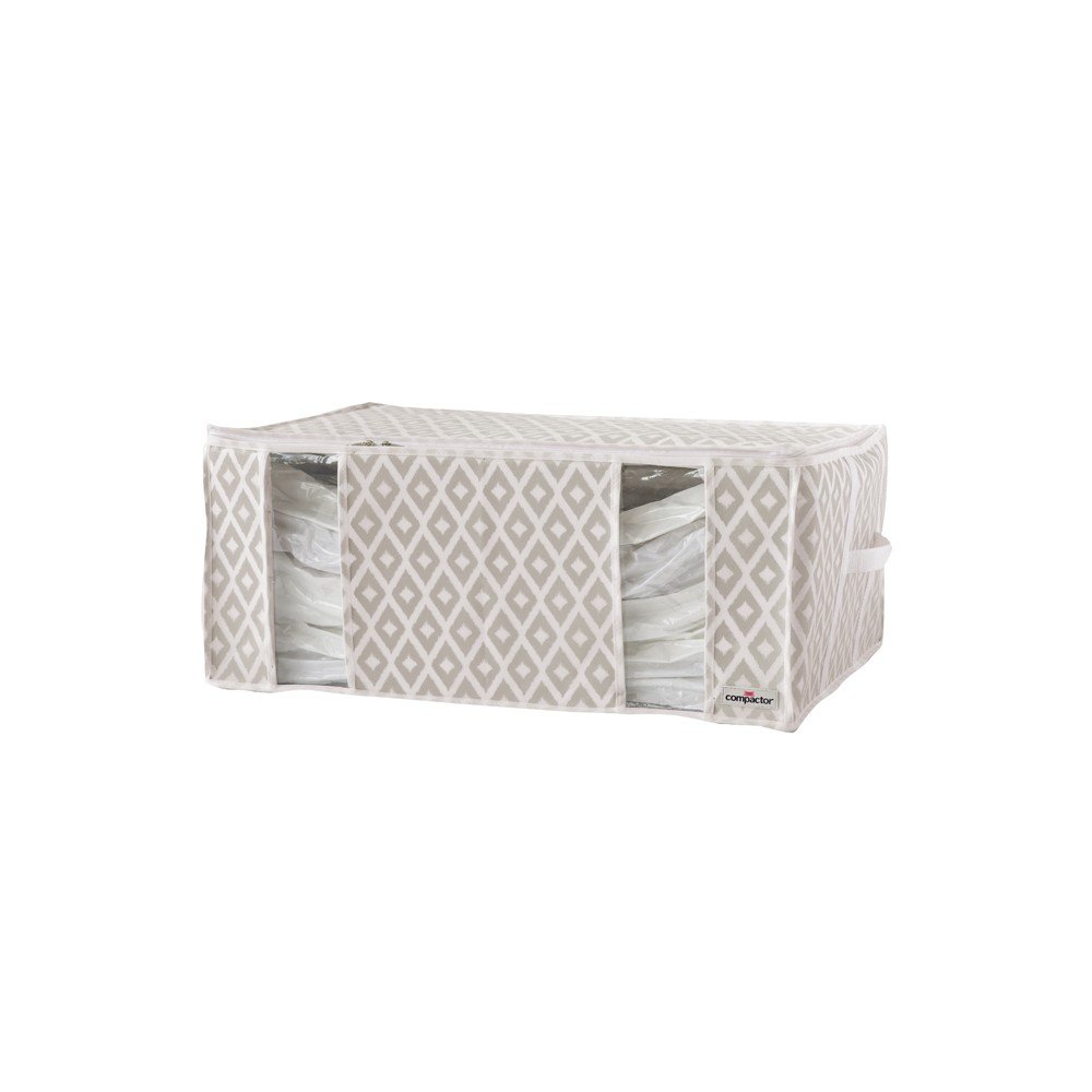 Béžový vakuový úložný box na oblečení Compactor Signature Daman 3D Vacuum Bag, 65 x 27 cm v:1324904