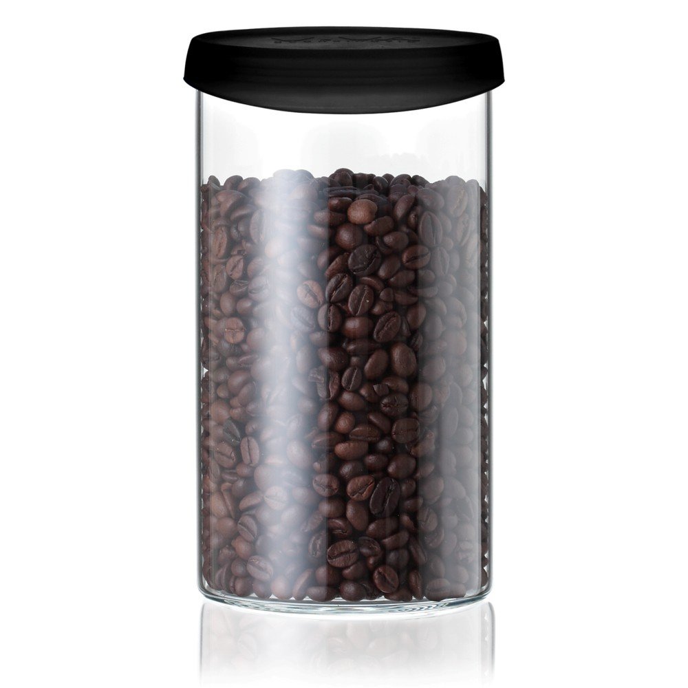 Úložná dóza s černým víkem Steel Function Canister, 1 l v:1001046