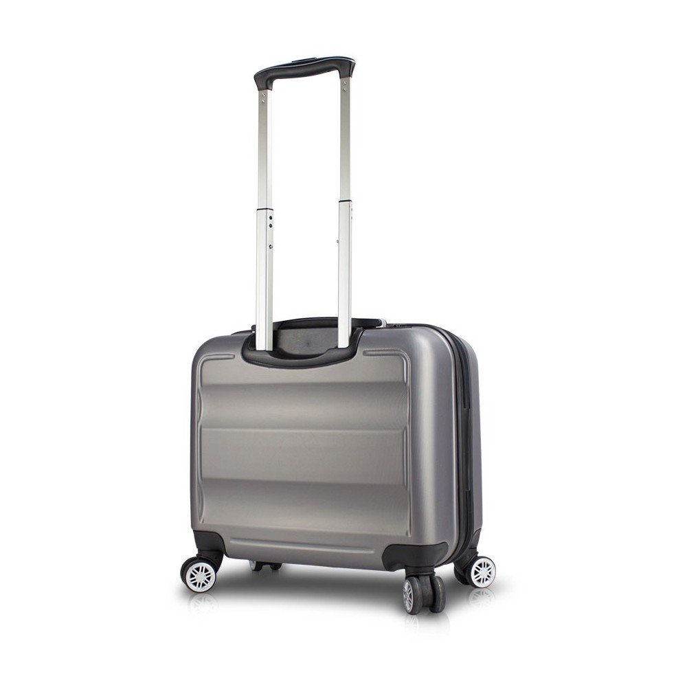 Šedý cestovní kufr na kolečkách s USB portem My Valice COLORS LASSO Cabin Suitcase v:1219926