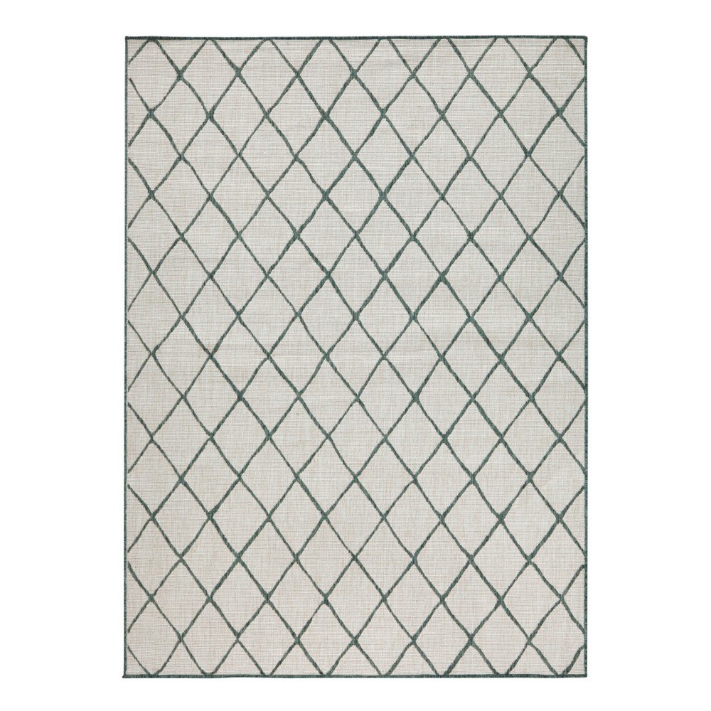Zeleno-krémový venkovní koberec NORTHRUGS Malaga, 120 x 170 cm v:978874