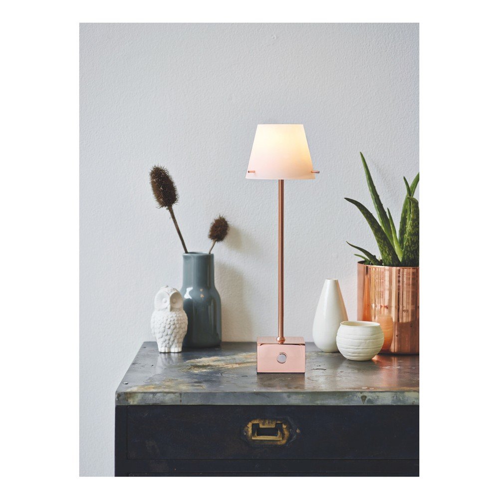 Stolní lampa Herstal Gil Copper v:806860