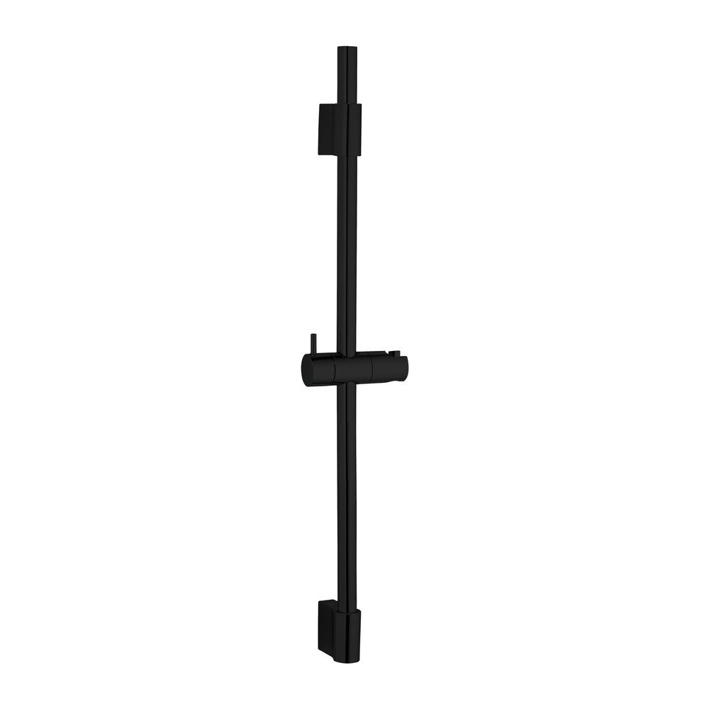 Matně černá nástěnná sprchová tyč z nerezové oceli 70 cm Classic – Wenko v:1546048