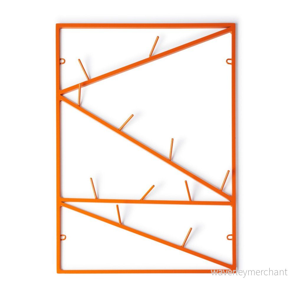 Oranžový nástěnný věšák &New Twigs v:695484