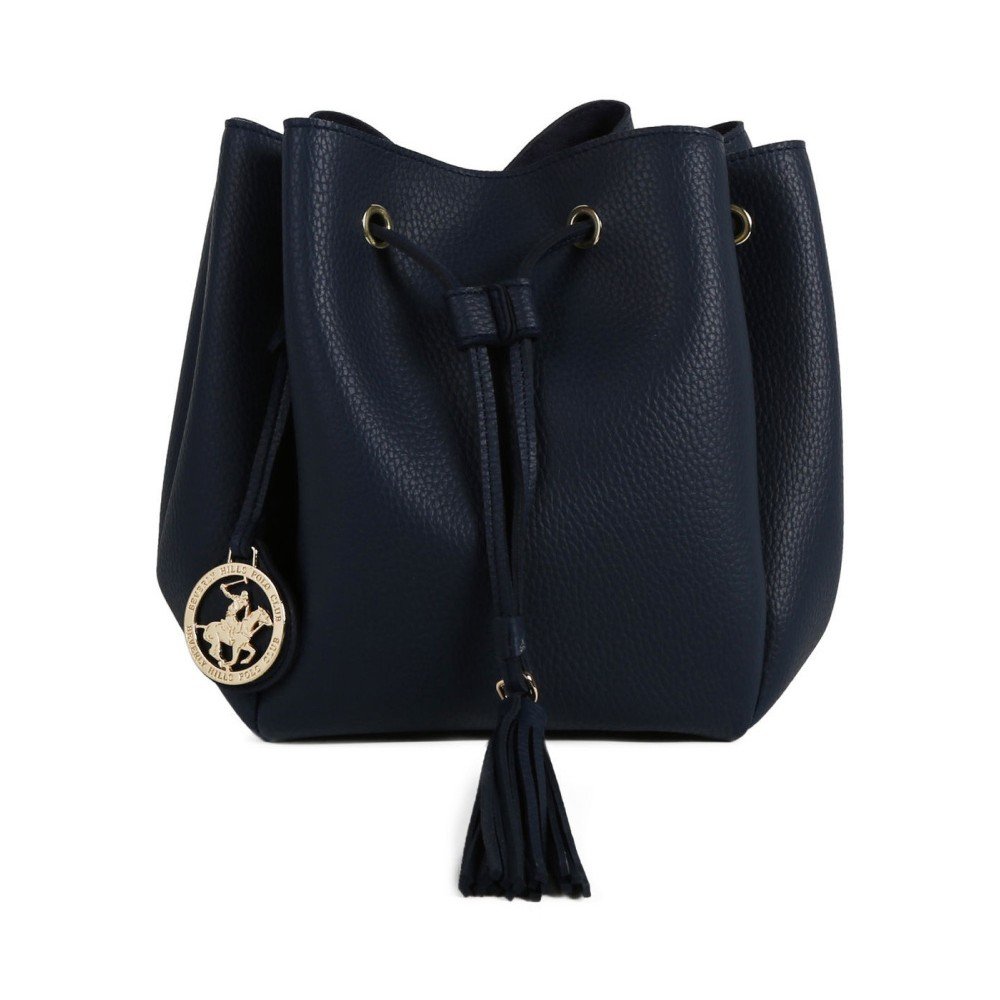 Tmavě modrá kabelka z eko kůže Beverly Hills Polo Club Kate v:976576