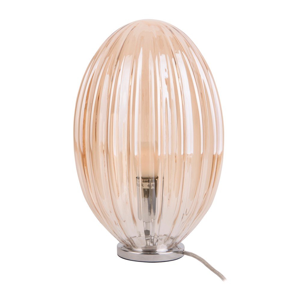 Hnědá stolní lampa Leitmotiv Smart, výška 31 cm v:1315456