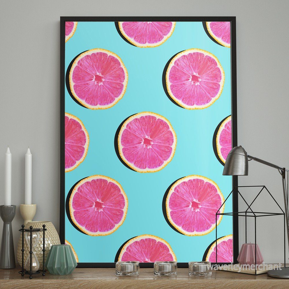 Nástěnný plakát v rámu GRAPEFRUIT/TECHNICOLOR, 40 x 50 cm v:1343063