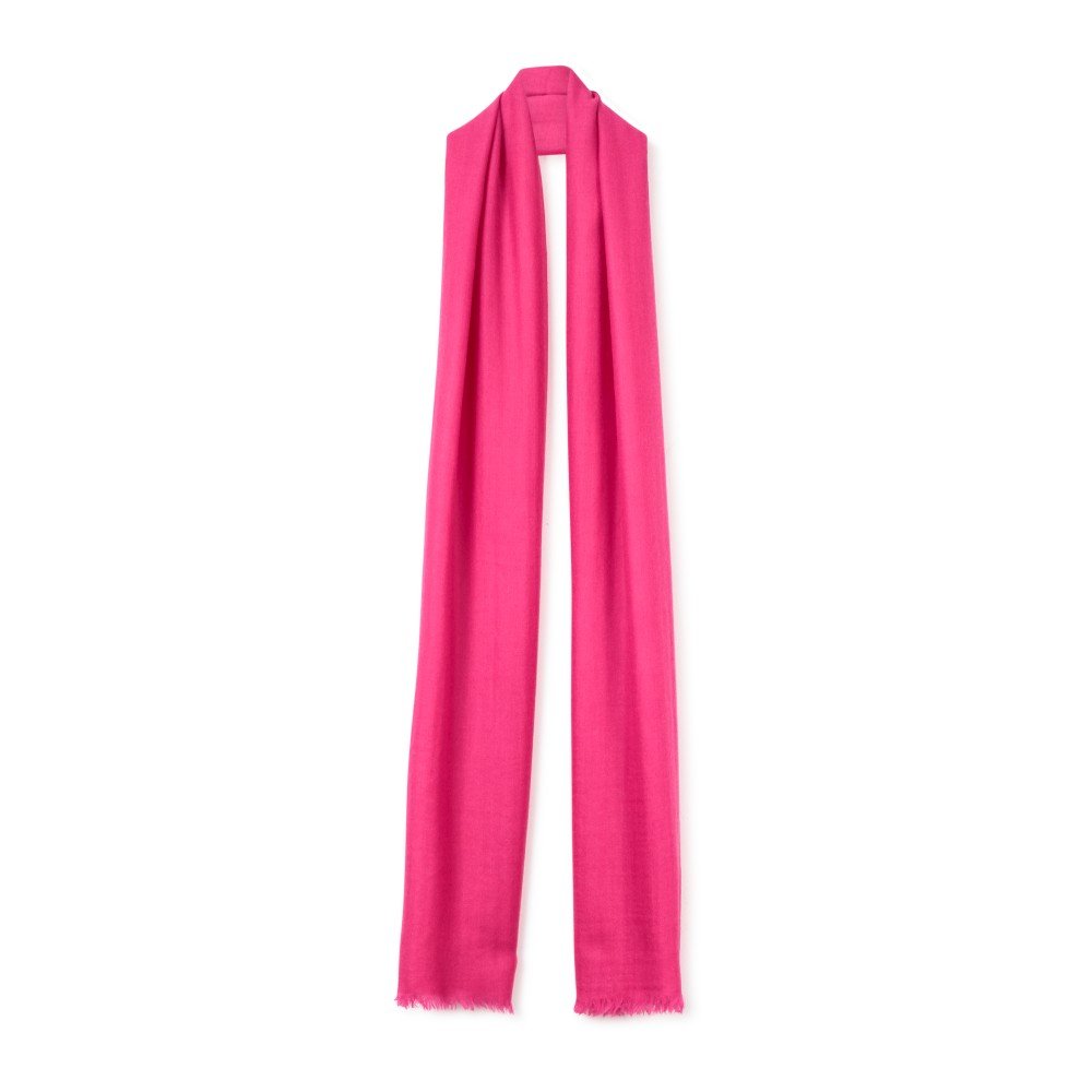 Růžová tenká kašmírová šála Bel cashmere Pola, 200 x 80 cm v:972292
