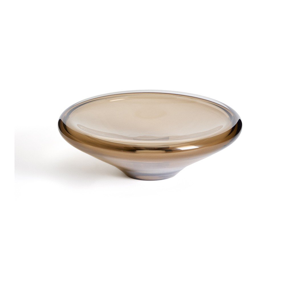 Béžová skleněná mísa ø 27 cm Zolira – Kave Home v:1827500