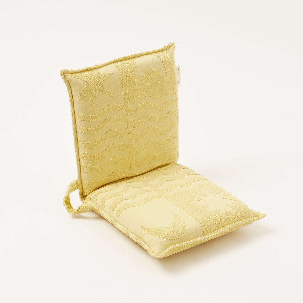 Žluté plážové lehátko Sunnylife Terry, 93 x 43 cm v:1400245