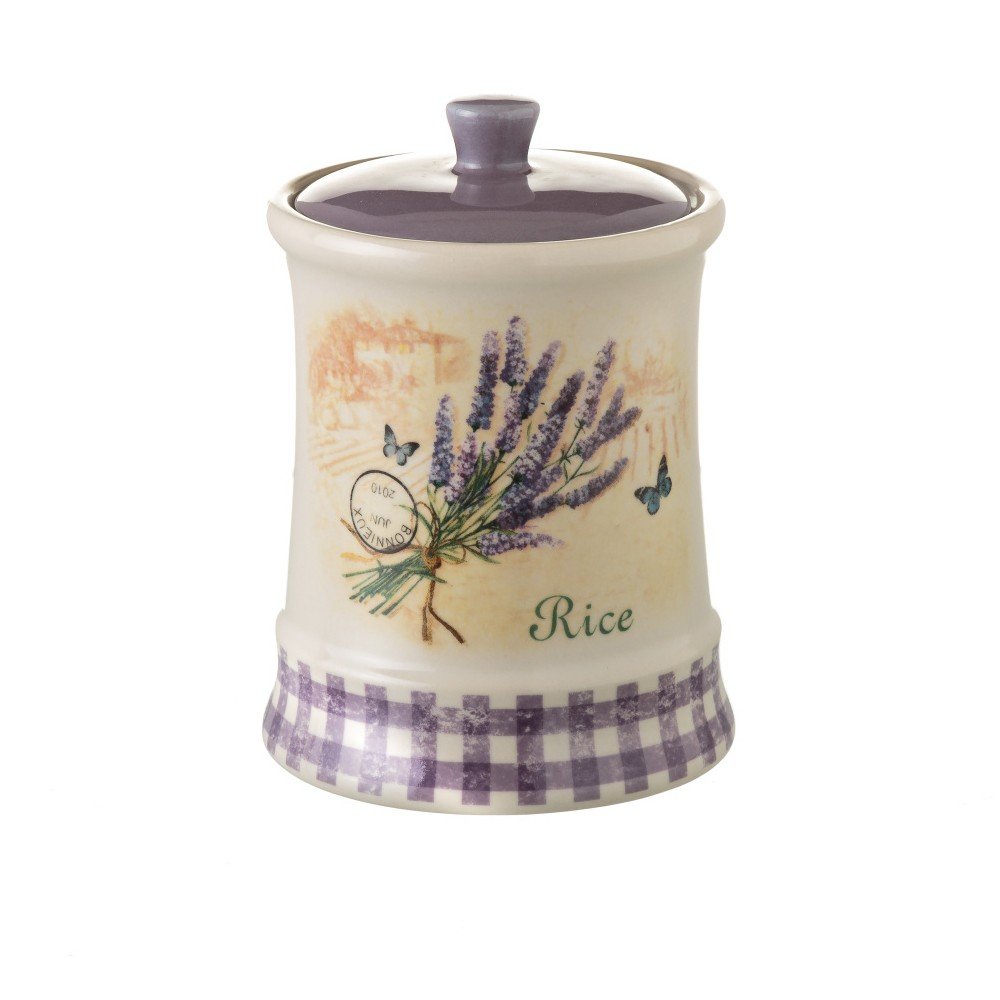 Kameninová dóza na rýži Unimasa Lavender v:823060