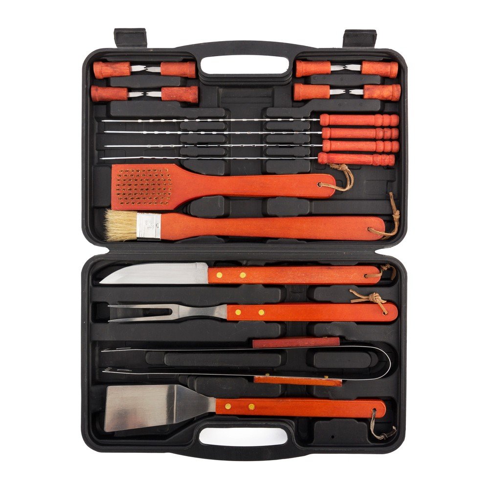 18dílná sada náčiní na grilování z nerezové oceli v kufříku InnovaGoods Barbecue v:1209328