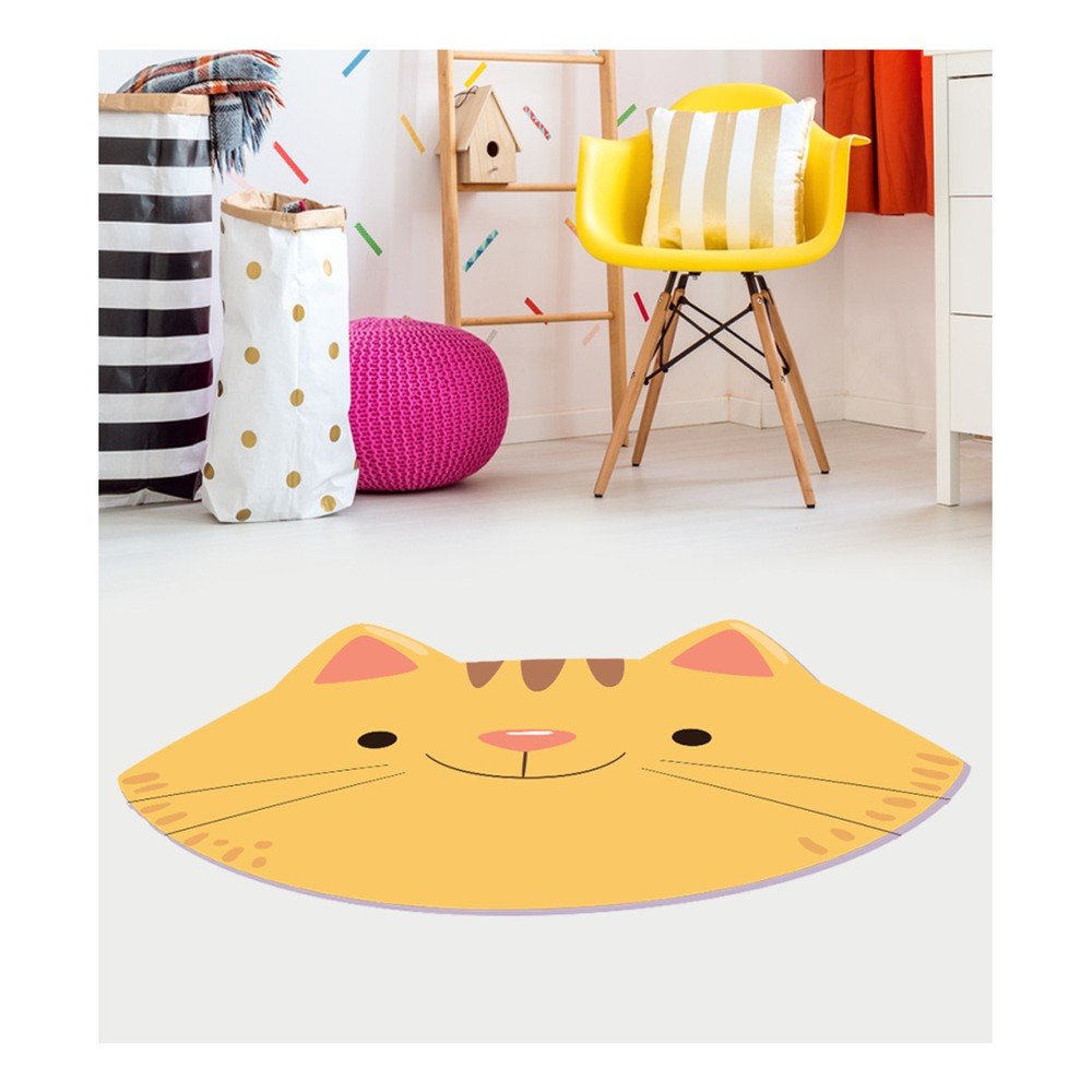 Dětský vinylový koberec Floorart Kočka, 100 x 80 cm v:1041348