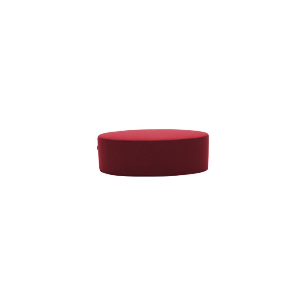 Tmavě červený puf Softline Bon-Bon Felt Red, délka 100 cm v:1195470