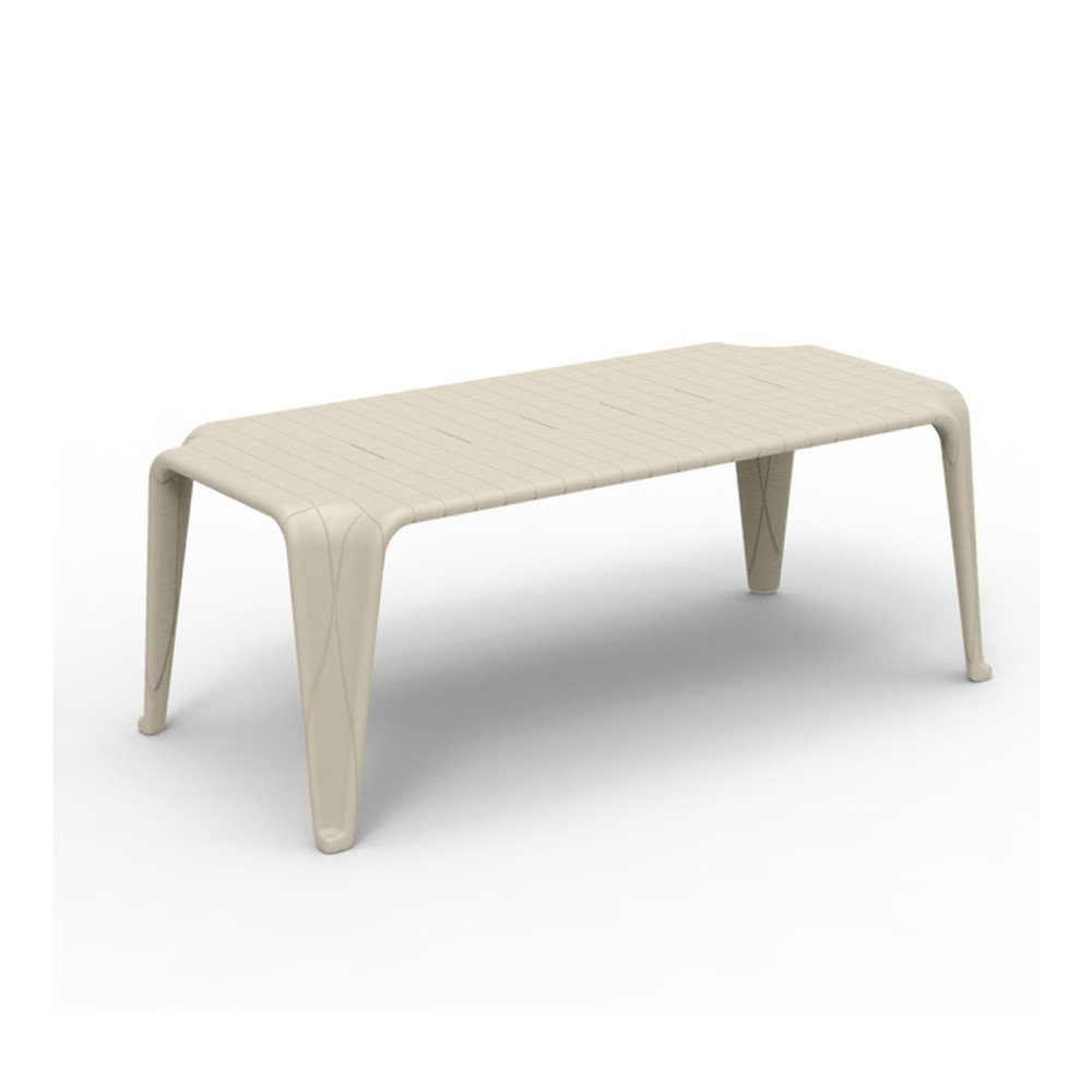 Krémový zahradní stůl Vondom F3 v:843370