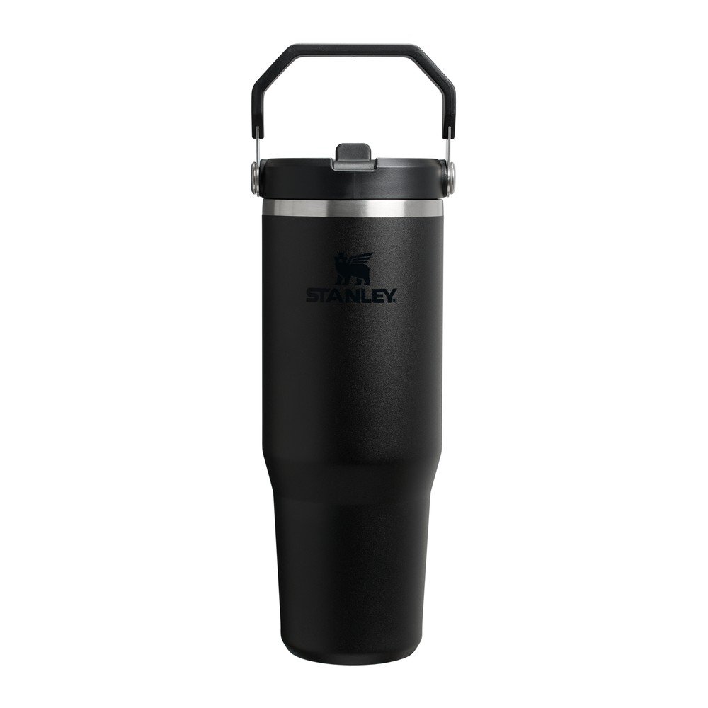Černá termoska z nerezové oceli 890 ml IceFlow™ Flip Straw 2.0 Tumbler Black – Stanley v:1799734