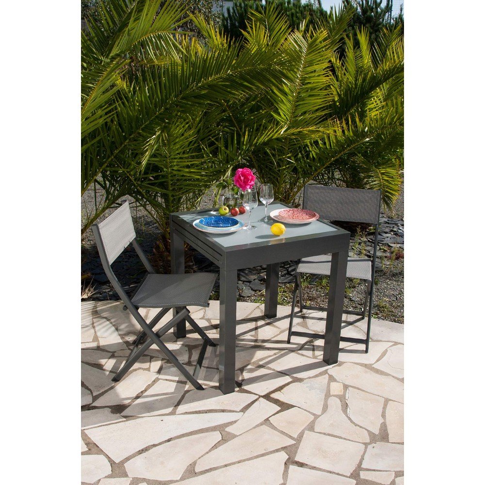 Set zahradního rozkládacího stolku a 2 židlí Ezeis Balcony v:1371427
