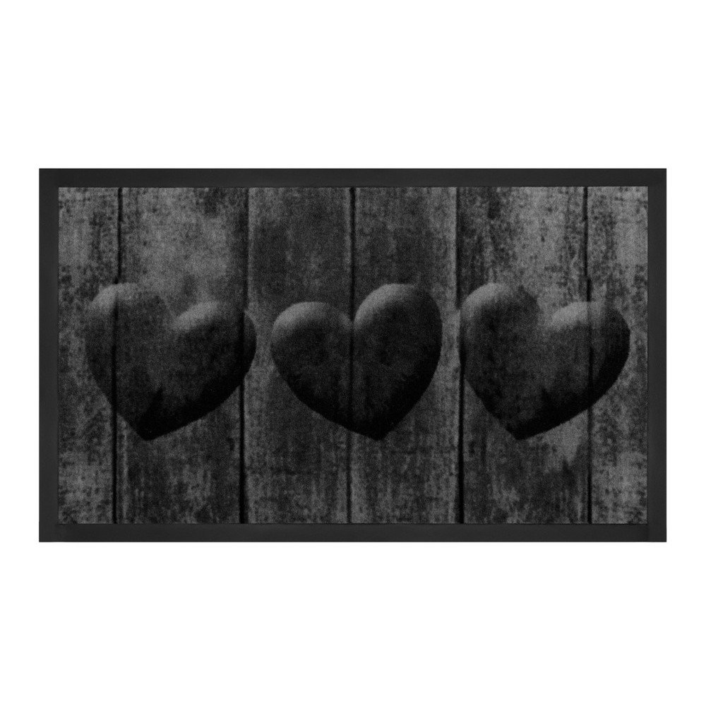 Černá rohožka Hanse Home Heart, 45 x 75 cm v:1293726 Černá rohožka Hanse Home Heart, 45 x 75 cm v:1293726