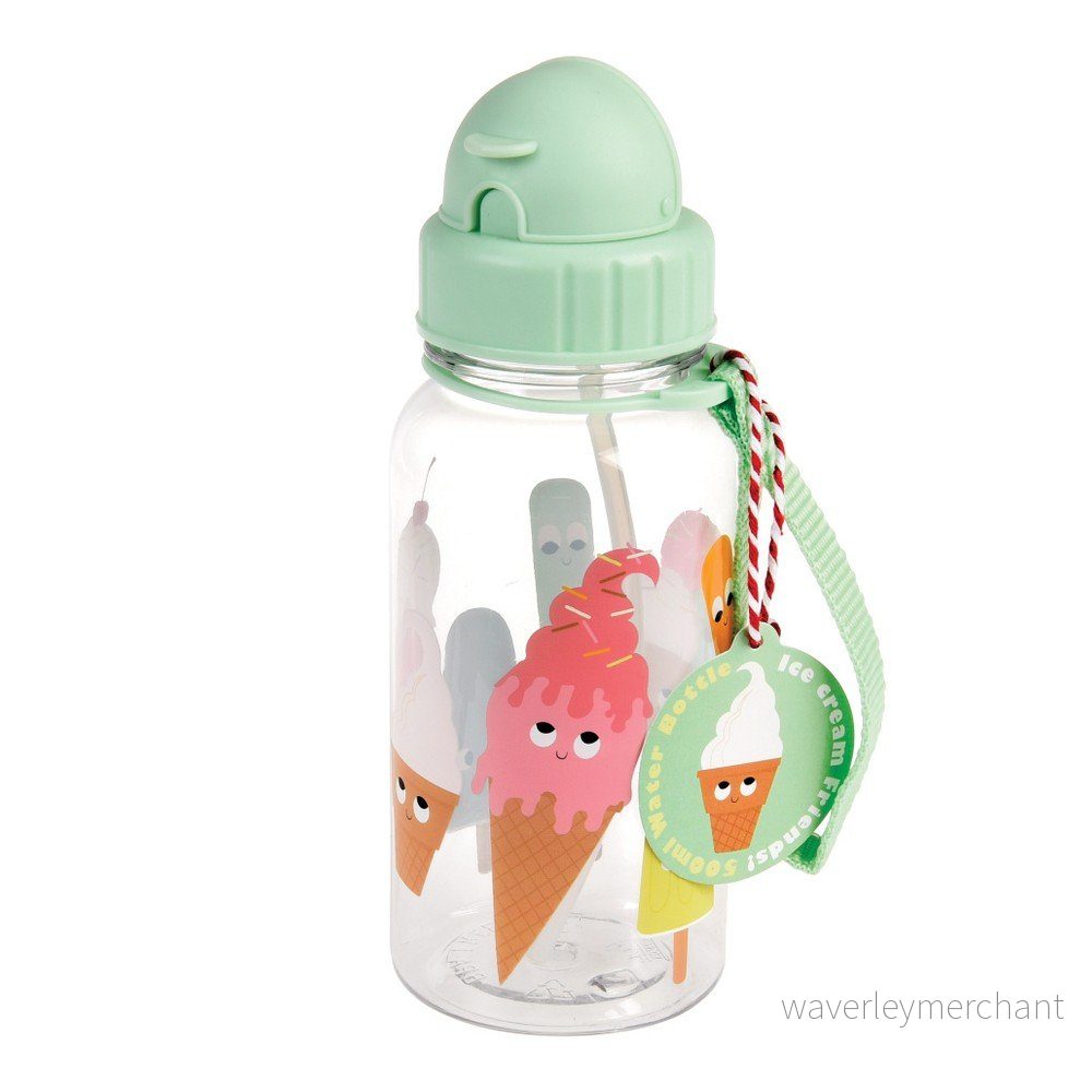 Dětská láhev na pití s brčkem Rex London Ice Cream Friends, 500 ml v:979902