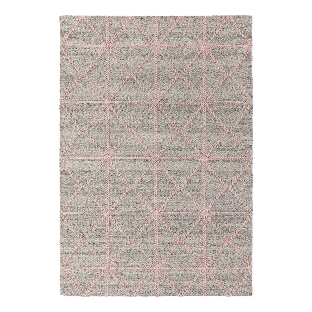 Šedo-růžový koberec Asiatic Carpets Prism, 160 x 230 cm v:1334856