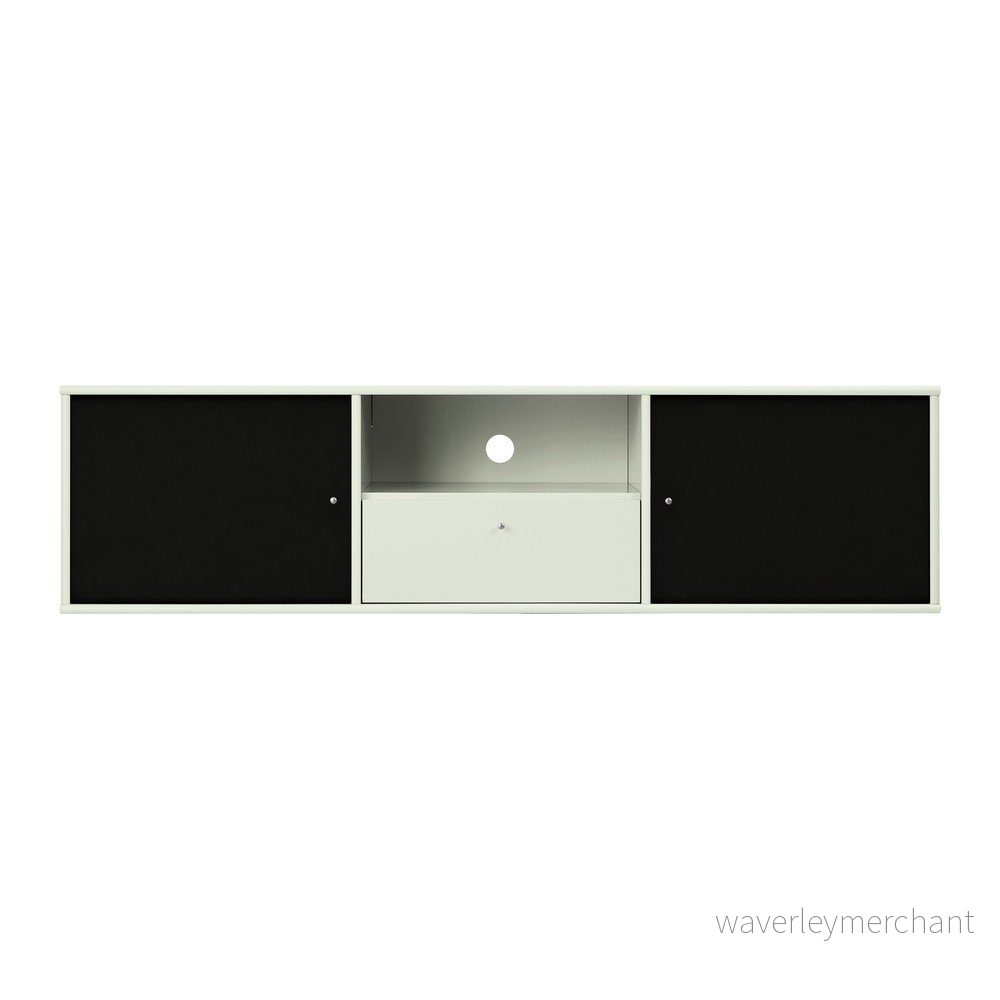 TV stolek v mentolové barvě/černý 161x42x45 cm Mistral – Hammel Furniture v:1821204