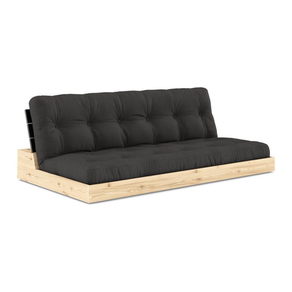Tmavě šedá rozkládací pohovka 196 cm Base – Karup Design v:1628922
