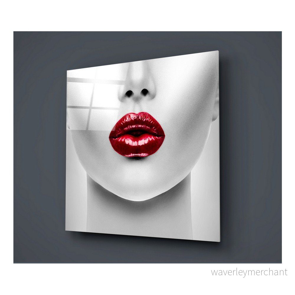 Skleněný obraz Insigne Lips Rojo, 50 x 50 cm v:1210260