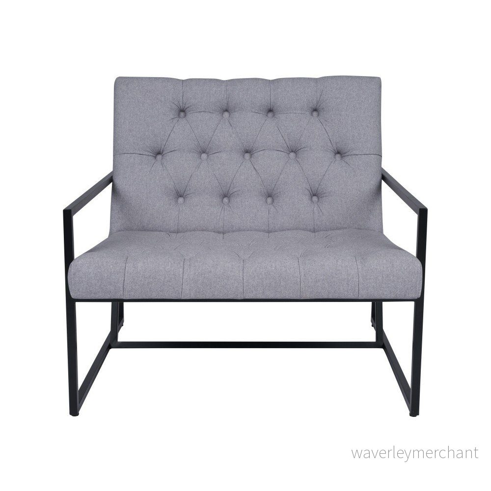 Světle šedé křeslo Mazzini Sofas Aster v:1083060