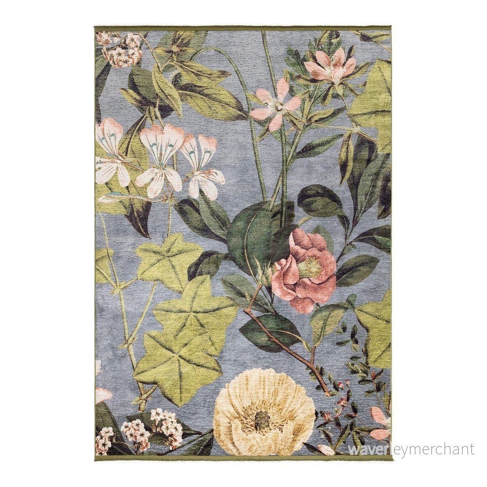 Světle modrý koberec 200x290 cm Passiflora – Asiatic Carpets v:1565440