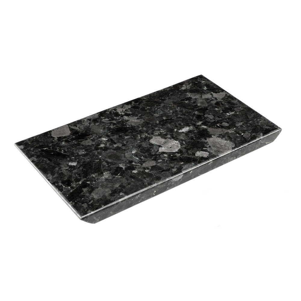 Černý žulový podnos RGE Black Crystal, 20 x 35 cm v:1346743