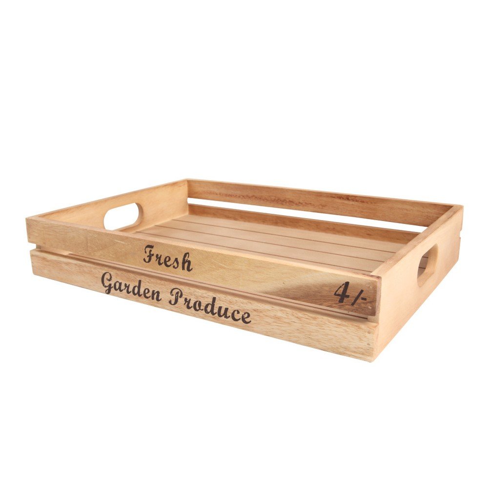 Dřevěný akátový tác Ego Dekor Fresh Garden Produce v:877440