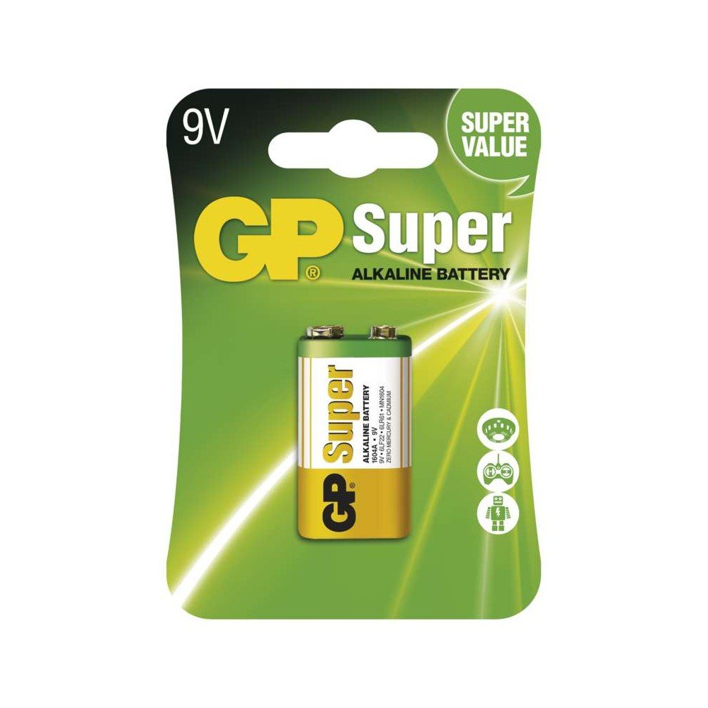 Alkalická baterie EMOS GP Super 9V v:1397619